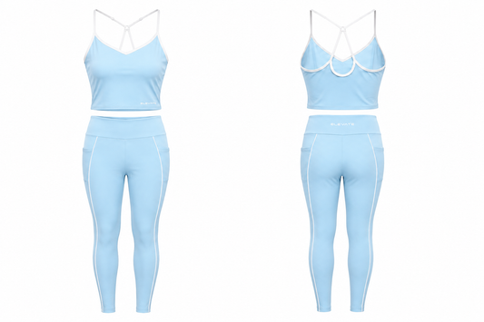 Velour Sky Legging set